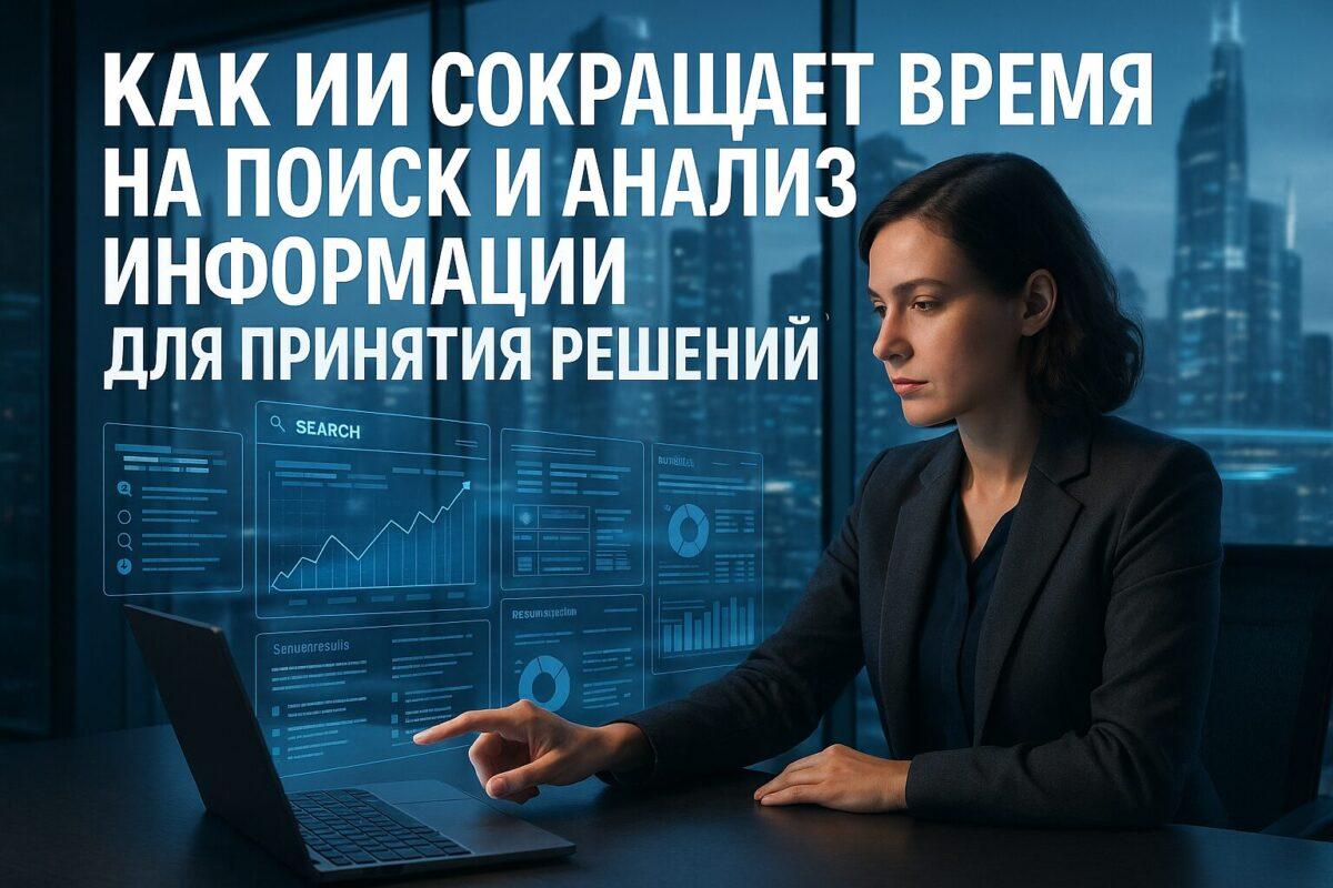 Как ИИ сокращает время на поиск и анализ информации для принятия решений