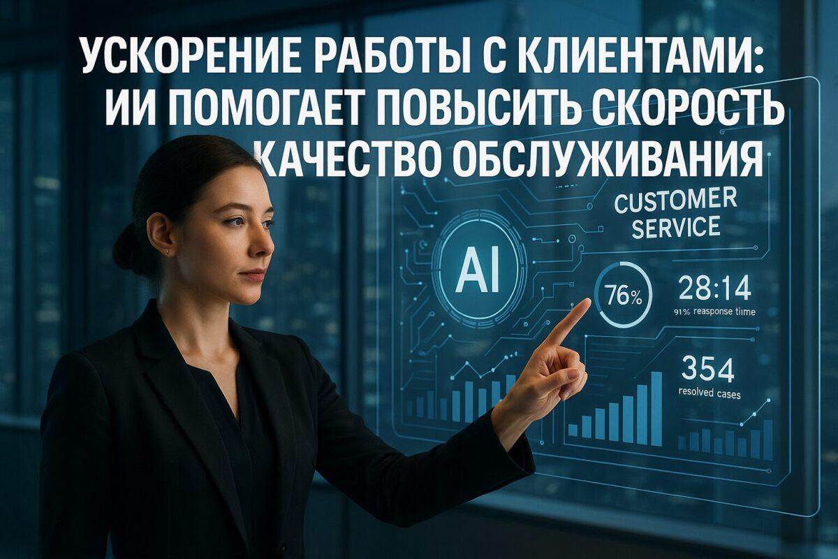 Ускорение работы с клиентами: ИИ помогает повысить скорость и качество обслуживания