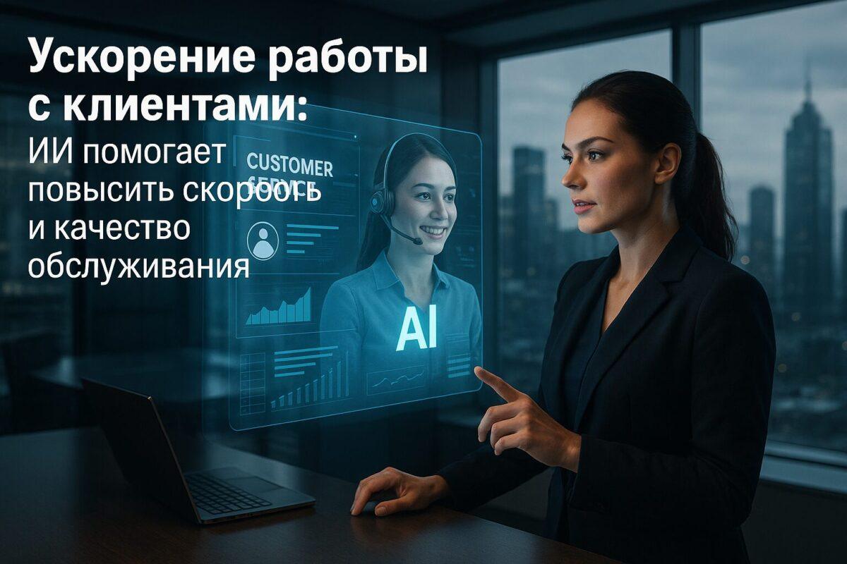 Ускорение работы с клиентами: ИИ помогает повысить скорость и качество обслуживания