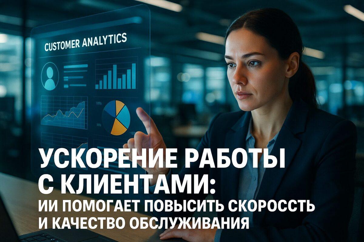Ускорение работы с клиентами: ИИ помогает повысить скорость и качество обслуживания
