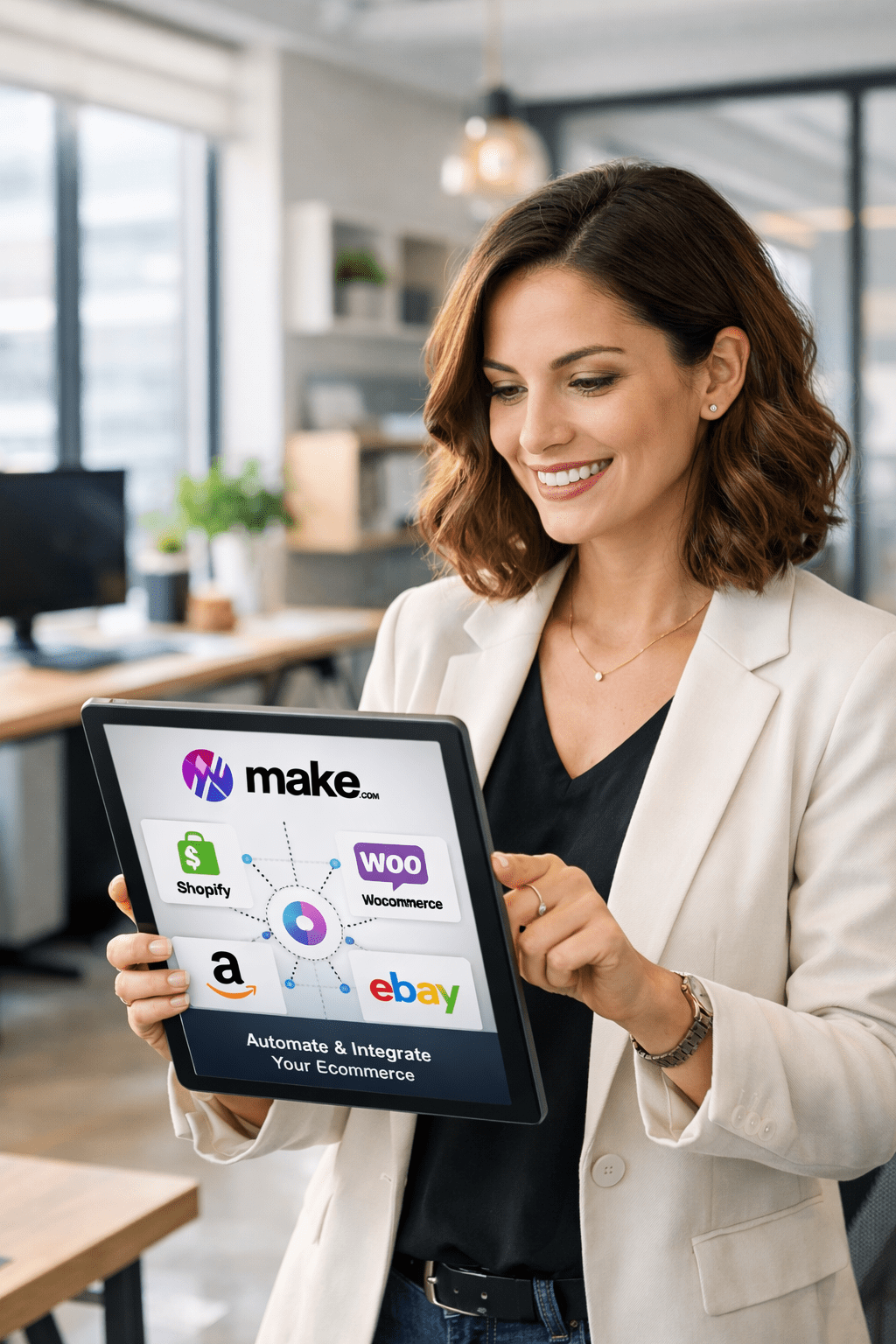 Возможности интеграции с платформами eCommerce через Make.com.
