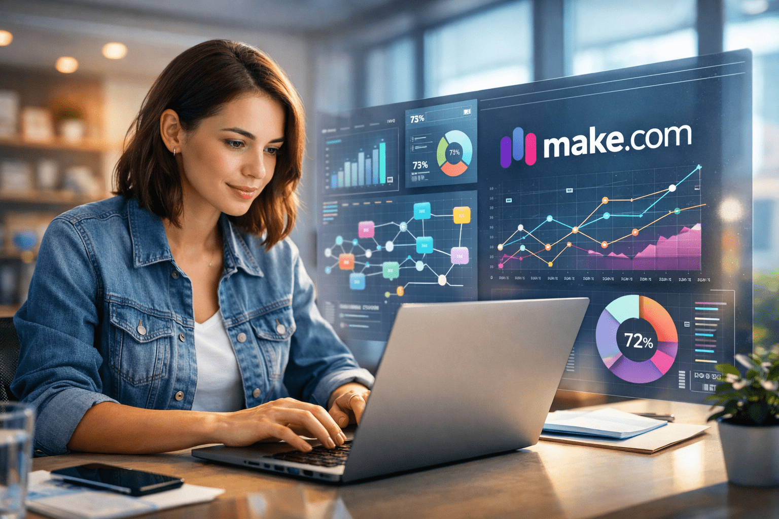 Как интегрировать инструменты аналитики с Make.com для сбора данных?